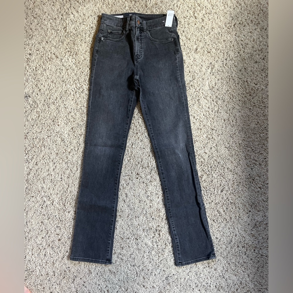 Classic High Rise Straight Gap Jeans size 26 Tall